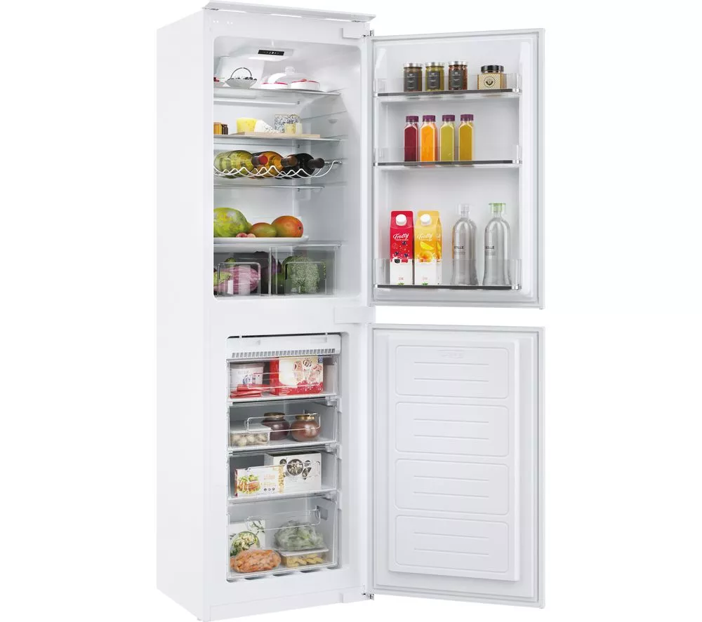 HOOVER HOB50N518EVK Integrated 50/50 Fridge Freezer - Sliding Hinge