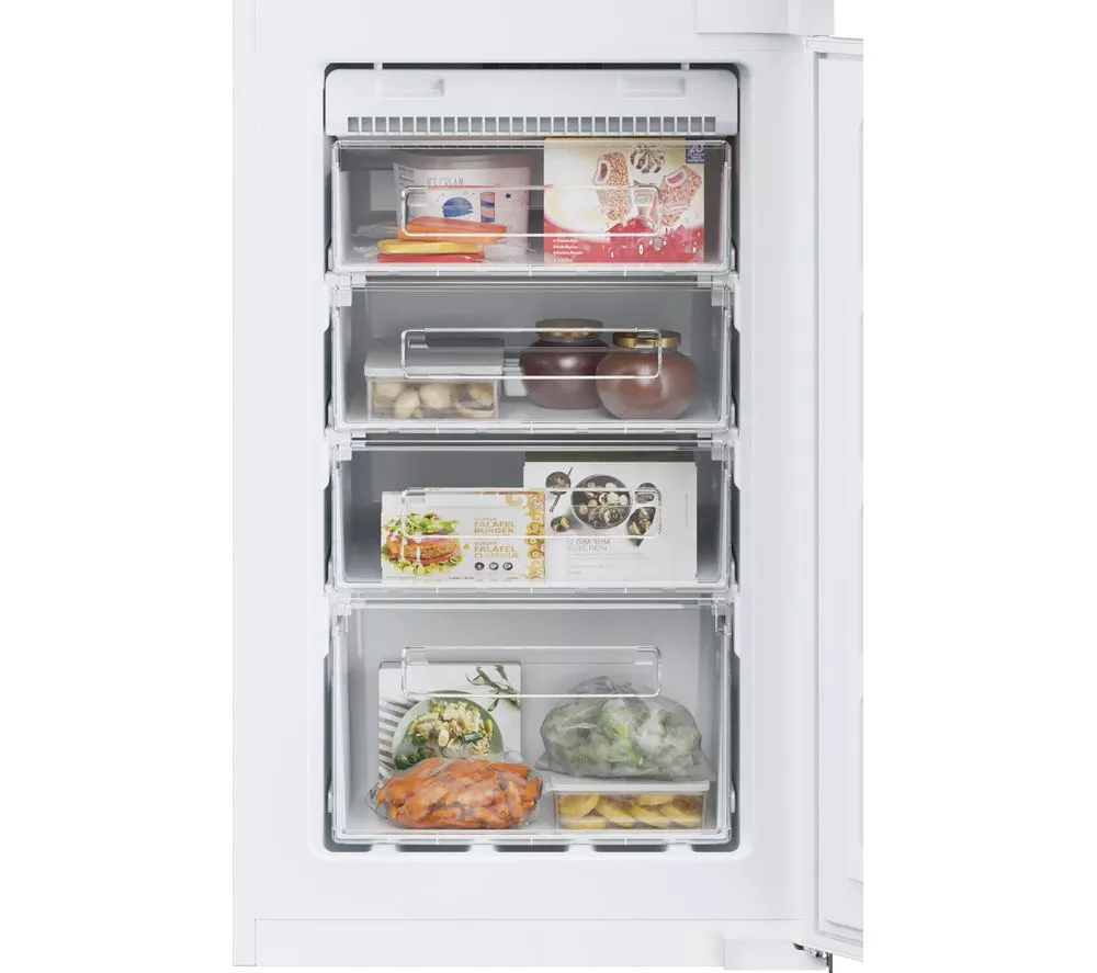 HOOVER HOB50N518EVK Integrated 50/50 Fridge Freezer - Sliding Hinge