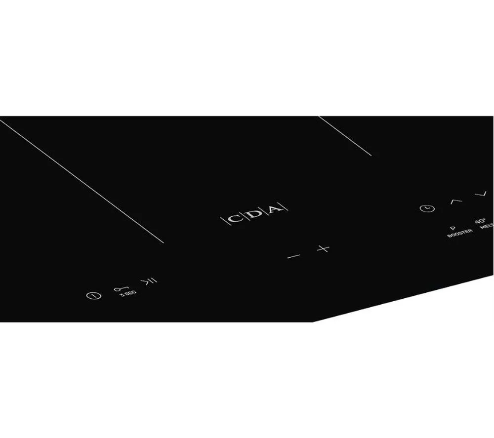 CDA HN6013FR 59 cm Electric Induction Hob - Black
