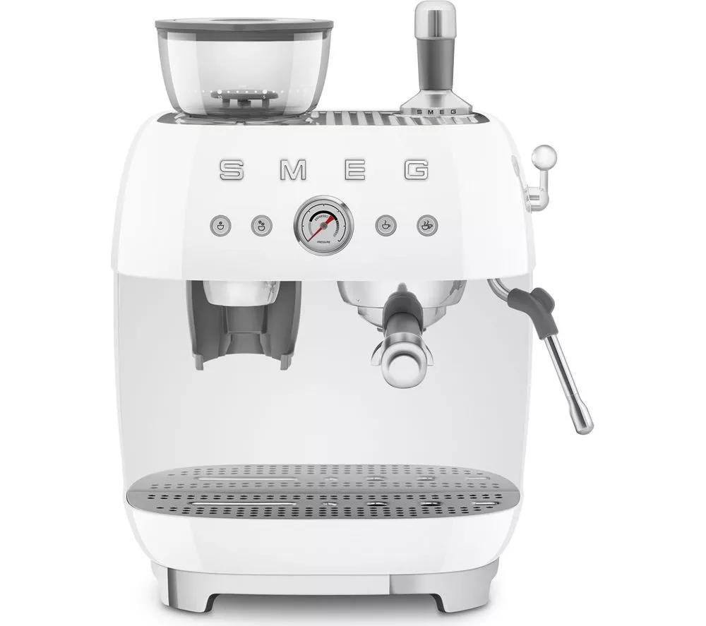 SMEG EGF03WHUK Bean to Cup Coffee Machine - White