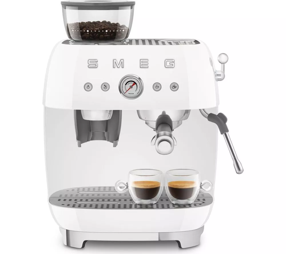 SMEG EGF03WHUK Bean to Cup Coffee Machine - White