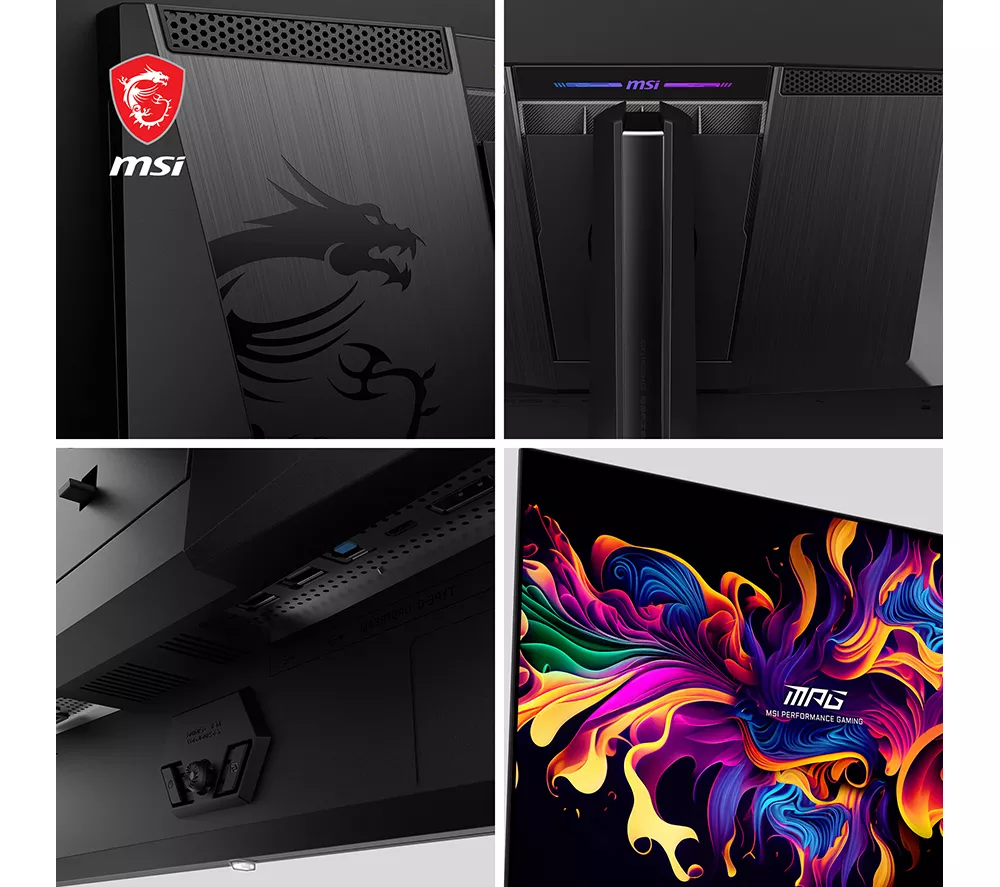 MSI MPG 321URX 4K Ultra HD 32" Quantum Dot QD-OLED Gaming Monitor - Black
