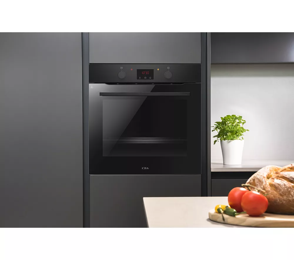 CDA SC050BL Electric Pyrolytic Oven - Matt Black