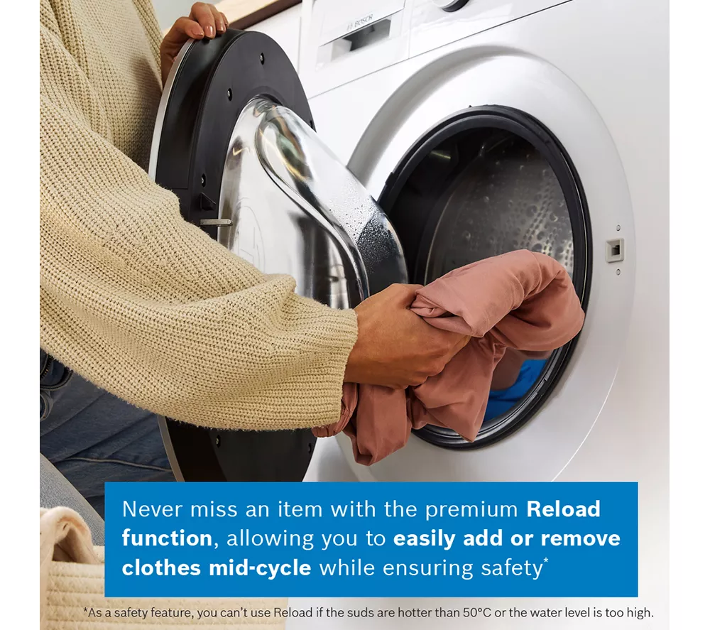 BOSCH Series 6 WNG25401GB AntiStain 10.5 kg Washer Dryer - White