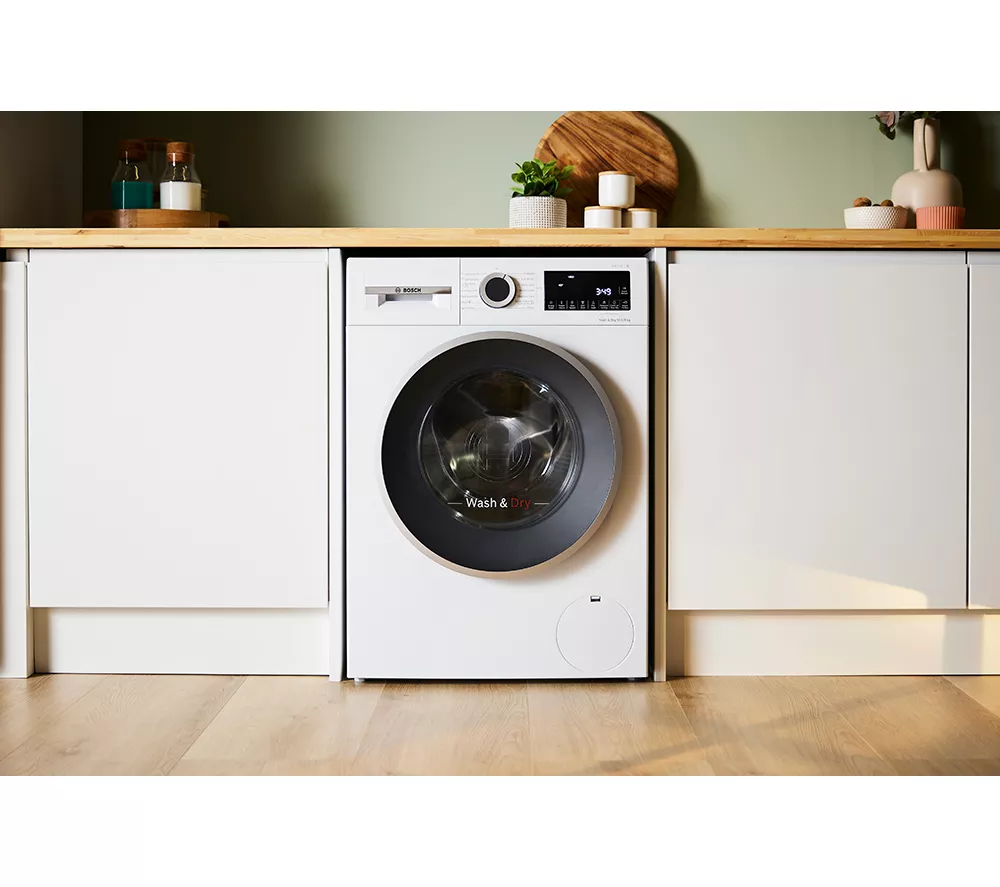 BOSCH Series 6 WNG25401GB AntiStain 10.5 kg Washer Dryer - White