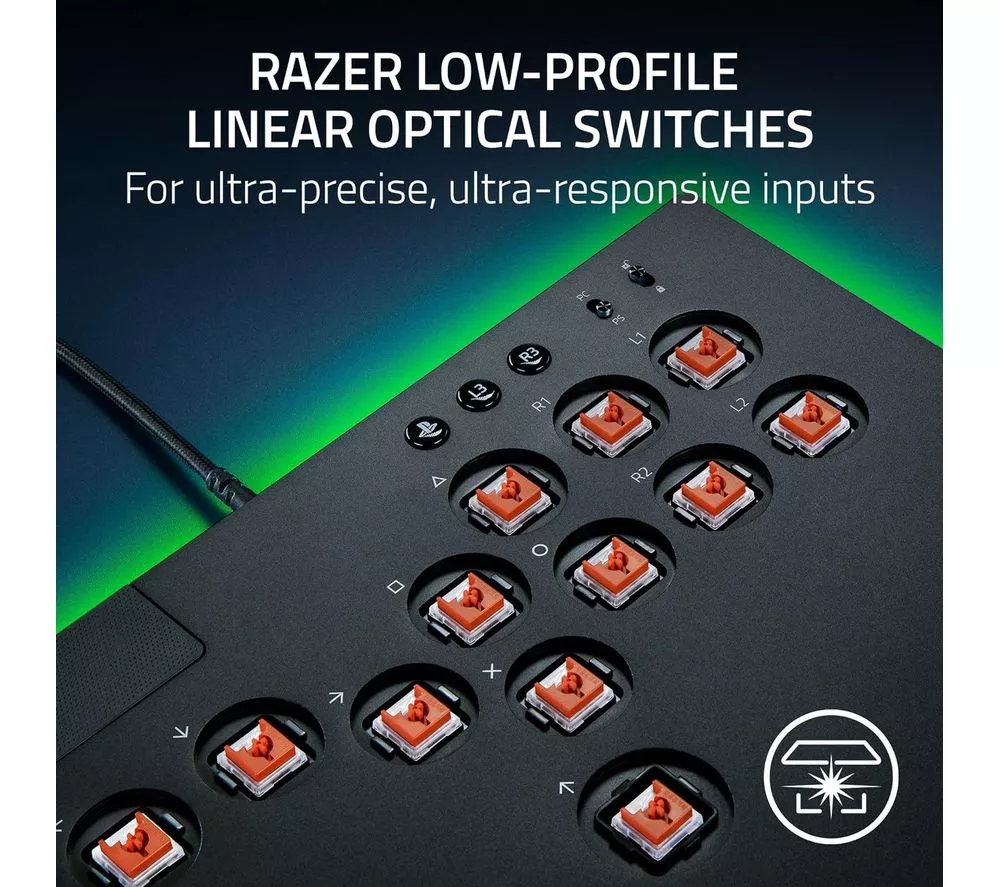 RAZER Kitsune All-Button Optical Arcade Controller