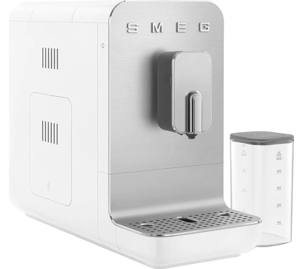SMEG BCC13WHMUK Bean to Cup Coffee Machine - Matte White