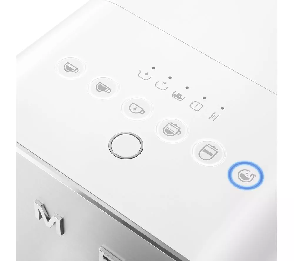 SMEG BCC13WHMUK Bean to Cup Coffee Machine - Matte White