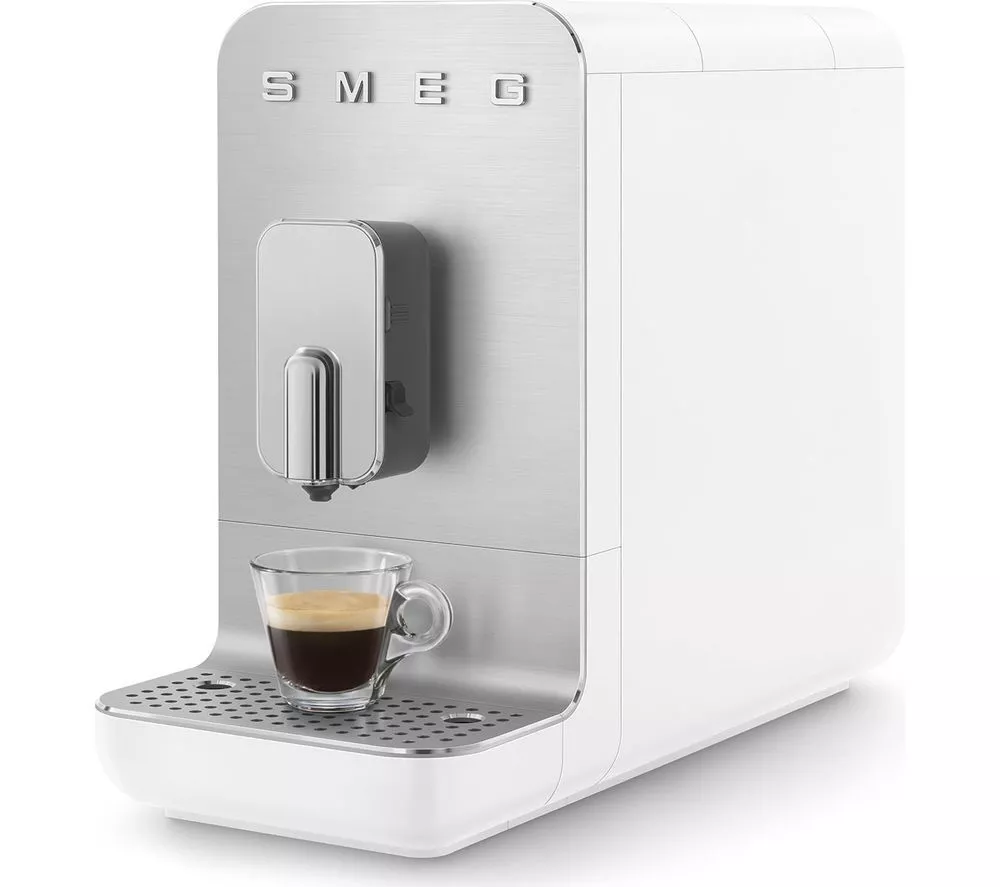 SMEG BCC13WHMUK Bean to Cup Coffee Machine - Matte White