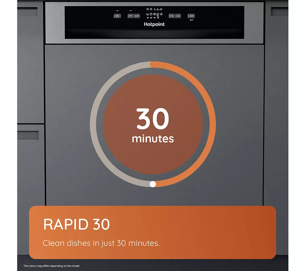 HOTPOINT H3B L626 X UK Full-size Fully Integrated Dishwasher