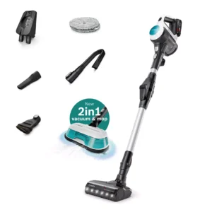 BOSCH Unlimited 7 Aqua BCS71HYGGB 2-in-1 Cordless Vacuum Cleaner - White & Turquoise