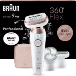BRAUN Silk-épil 9 Flex 9 3D SE9-060 Wet & Dry Epilator - Rose Titan