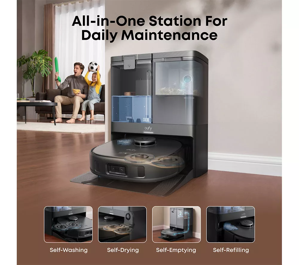 EUFY X10 Pro Omni Robot Vacuum & Mop with All-in-One Station