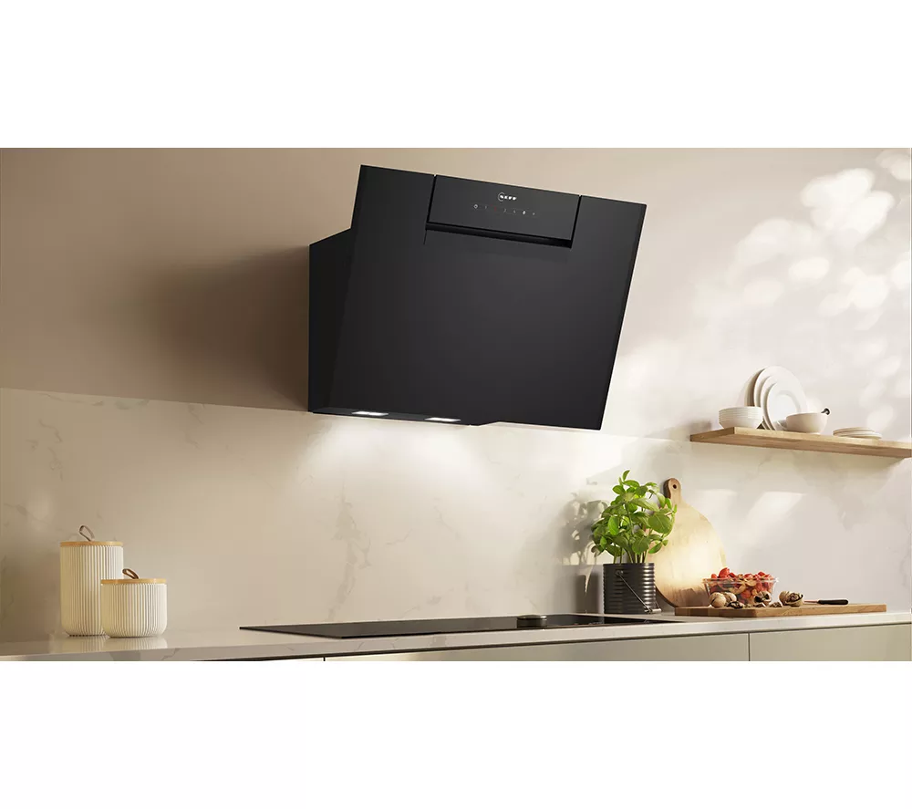 NEFF N50 D65IFN1S0B Chimney Cooker Hood - Black