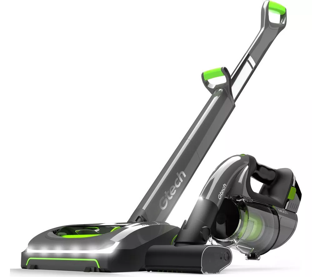 GTECH AirRAM 2 Cordless Vacuum Cleaner & Multi Handheld Vacuum Cleaner Bundle - Grey & Green