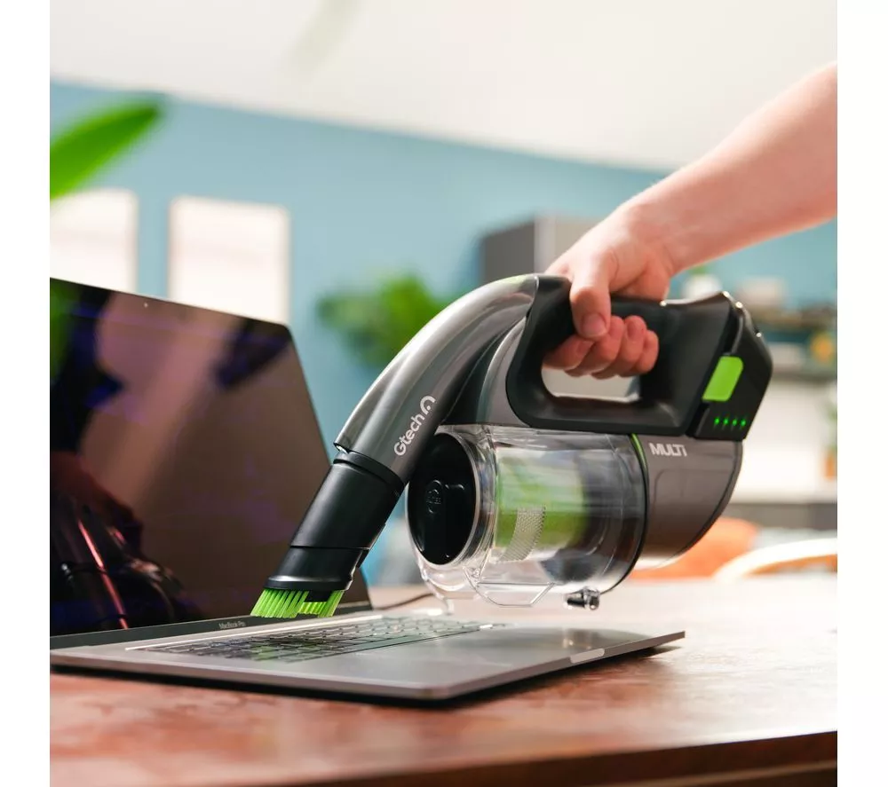 GTECH AirRAM 2 Cordless Vacuum Cleaner & Multi Handheld Vacuum Cleaner Bundle - Grey & Green