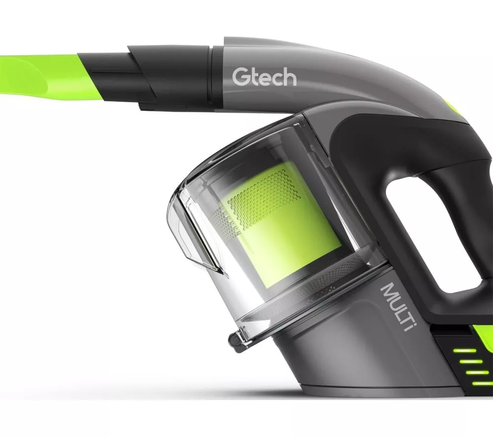 GTECH AirRAM 2 Cordless Vacuum Cleaner & Multi Handheld Vacuum Cleaner Bundle - Grey & Green