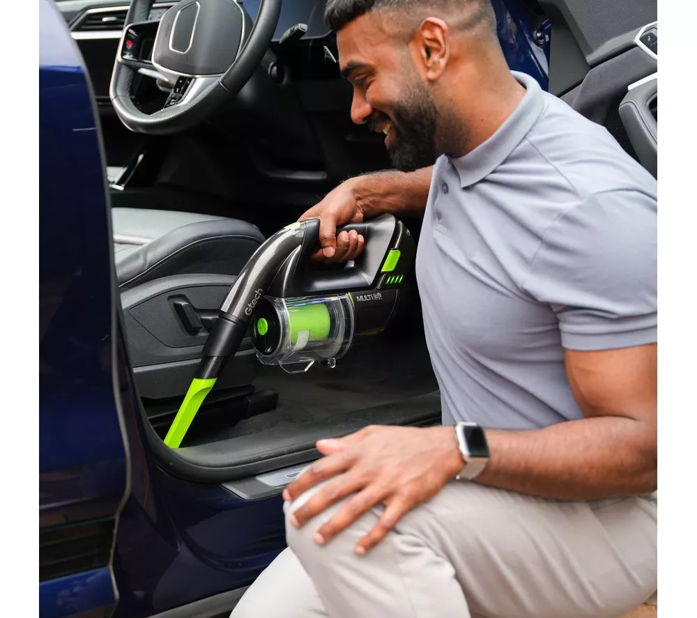 GTECH AirRAM 2 K9 Cordless Vacuum Cleaner & Multi K9 Handheld Vacuum Cleaner Bundle - Black & Green