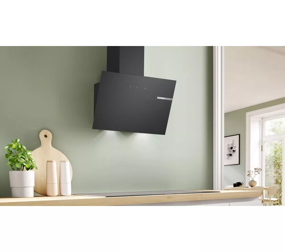 BOSCH Series 2 DWK65DK60B Chimney Cooker Hood - Black