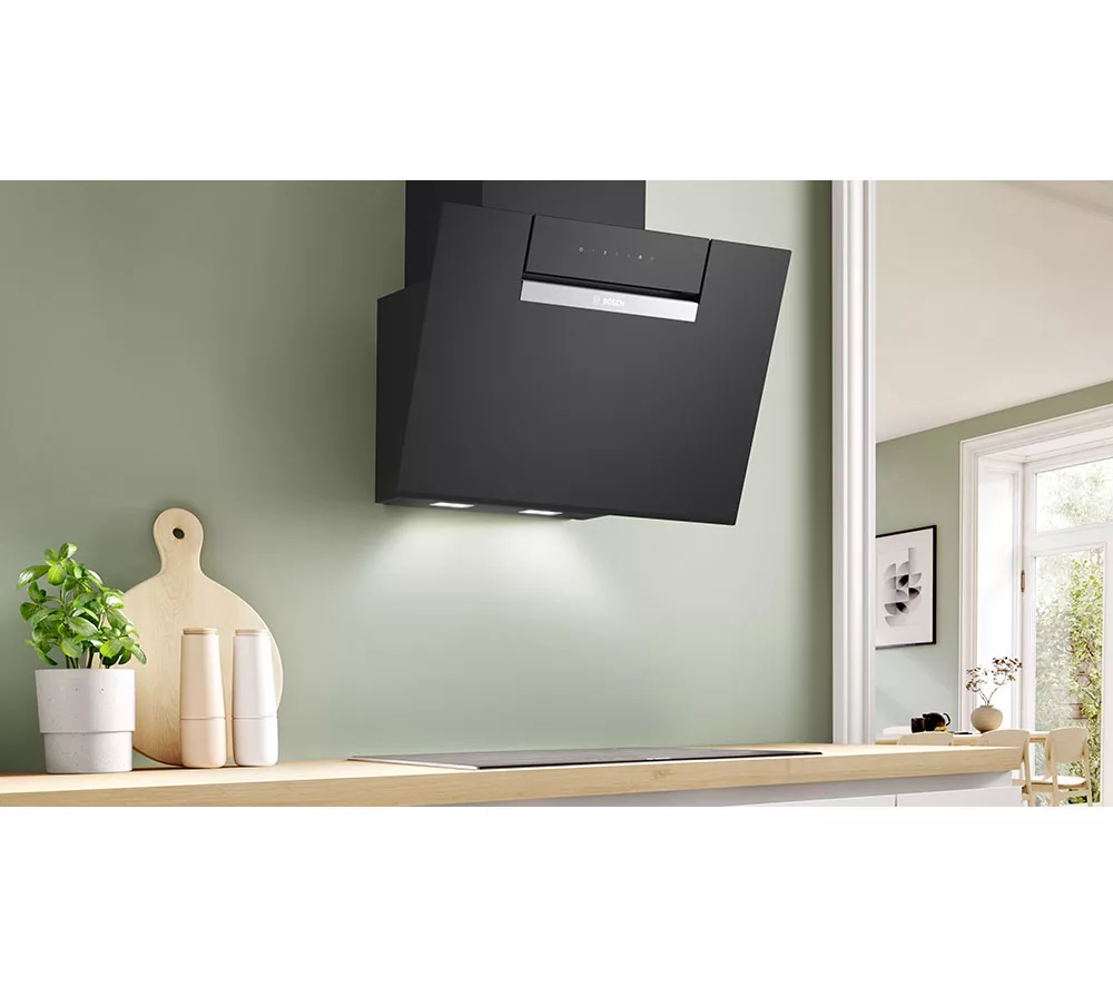 BOSCH Series 4 DWK67FN60B Chimney Smart Cooker Hood - Black