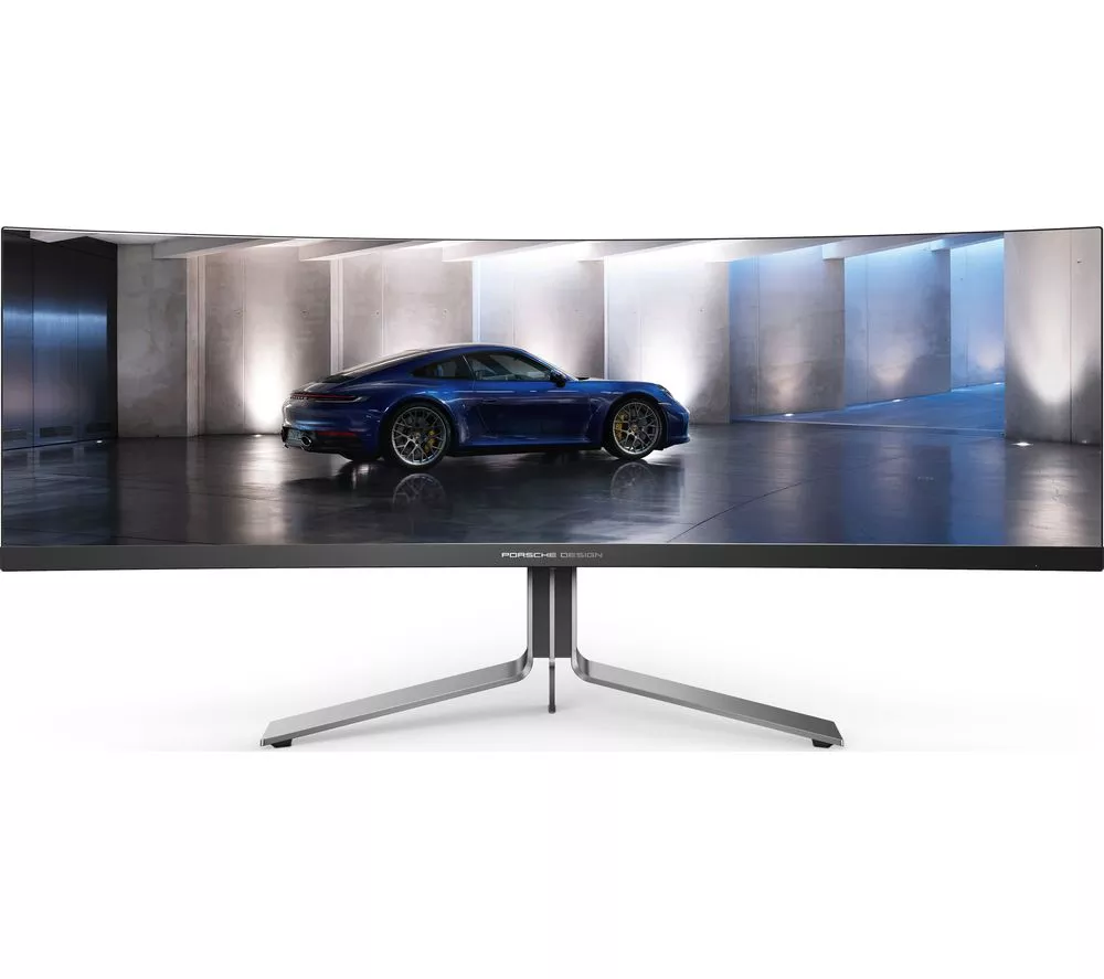 AOC PD49 5K Ultra HD 49" Curved Quantum Dot QD-OLED Gaming Monitor - Black