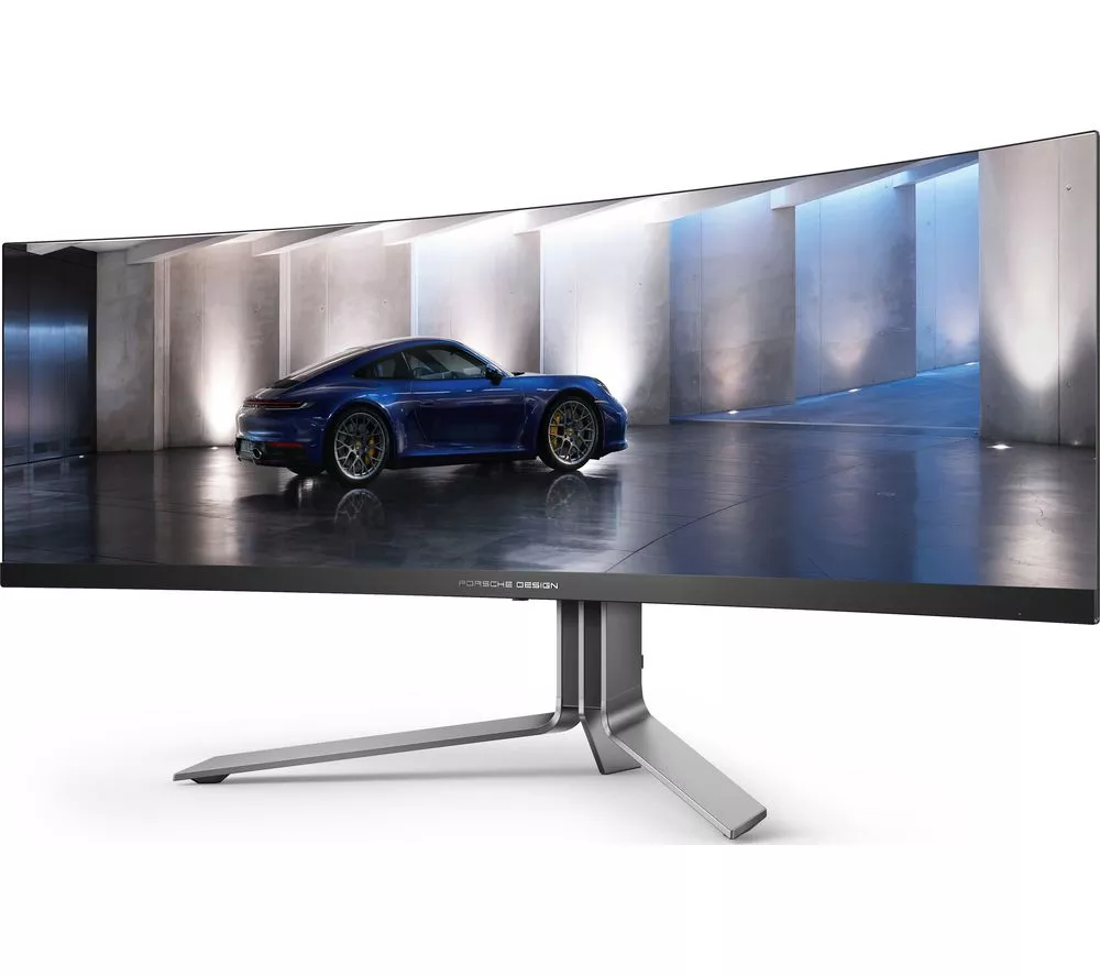 AOC PD49 5K Ultra HD 49" Curved Quantum Dot QD-OLED Gaming Monitor - Black