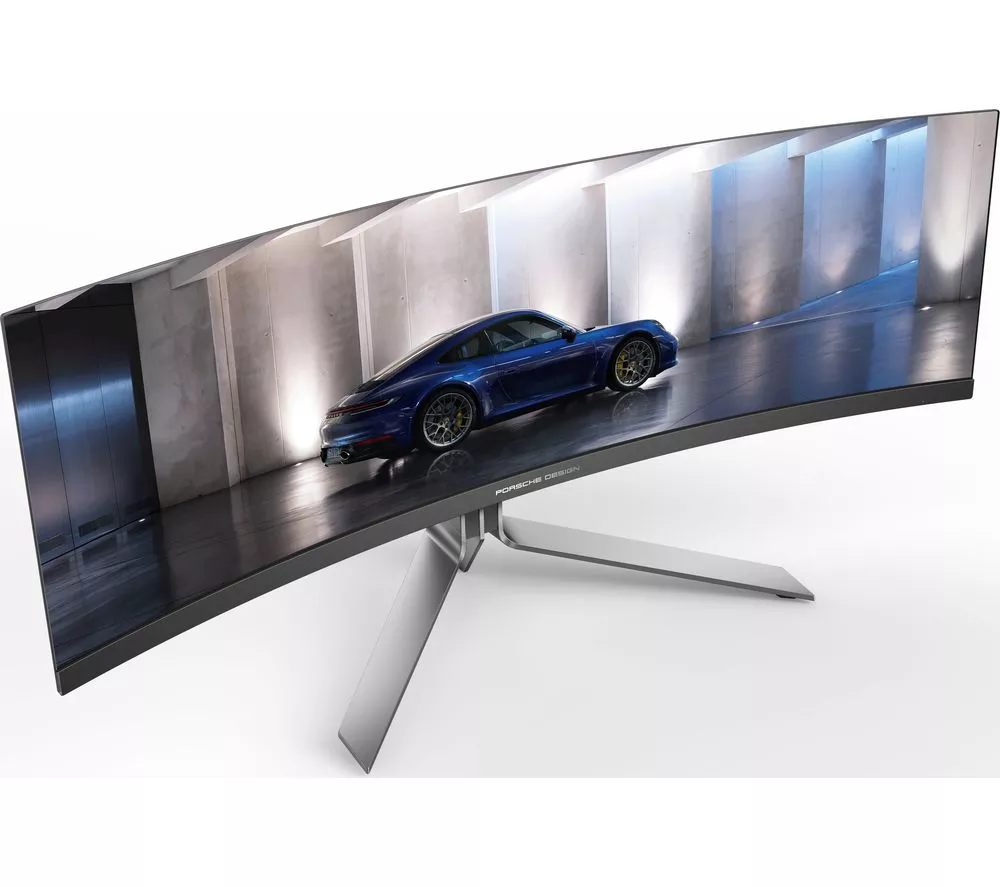 AOC PD49 5K Ultra HD 49" Curved Quantum Dot QD-OLED Gaming Monitor - Black