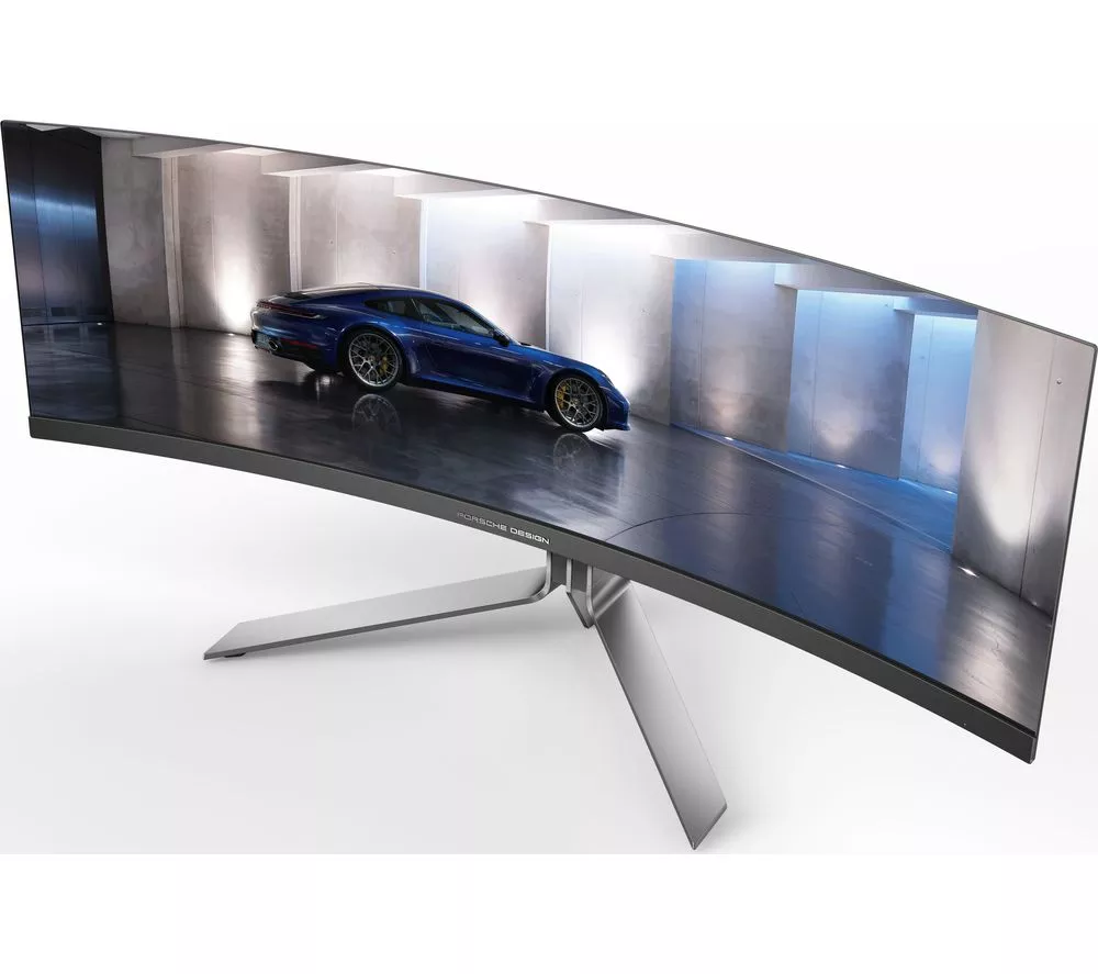 AOC PD49 5K Ultra HD 49" Curved Quantum Dot QD-OLED Gaming Monitor - Black
