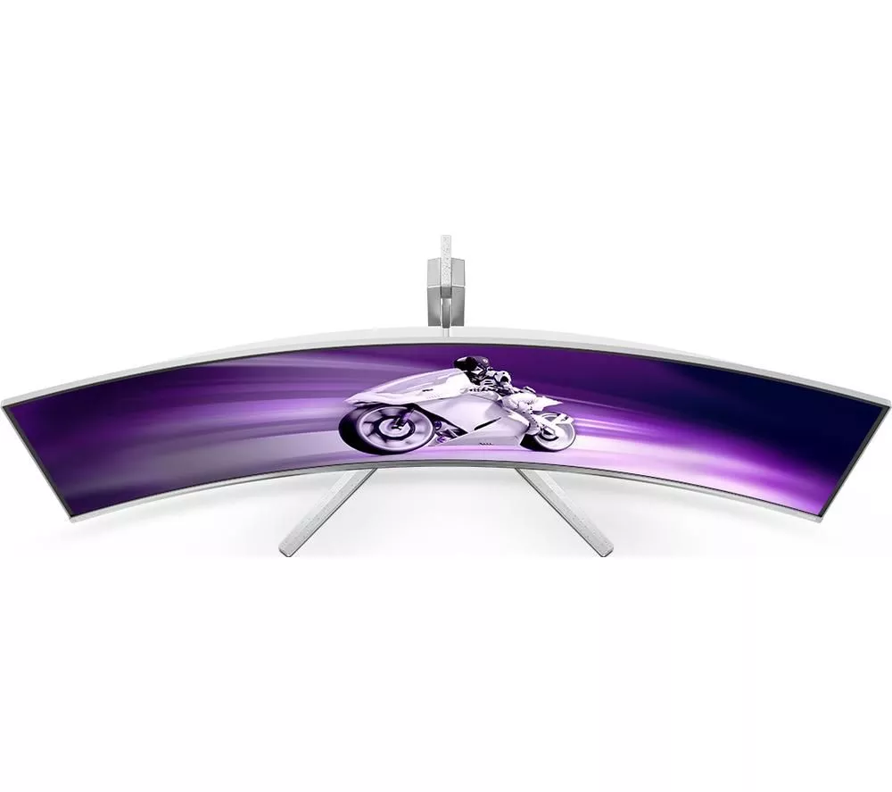 PHILIPS Evnia 8000 49M2C8900L Dual Quad HD 49" Curved Quantum Dot Gaming Monitor - White