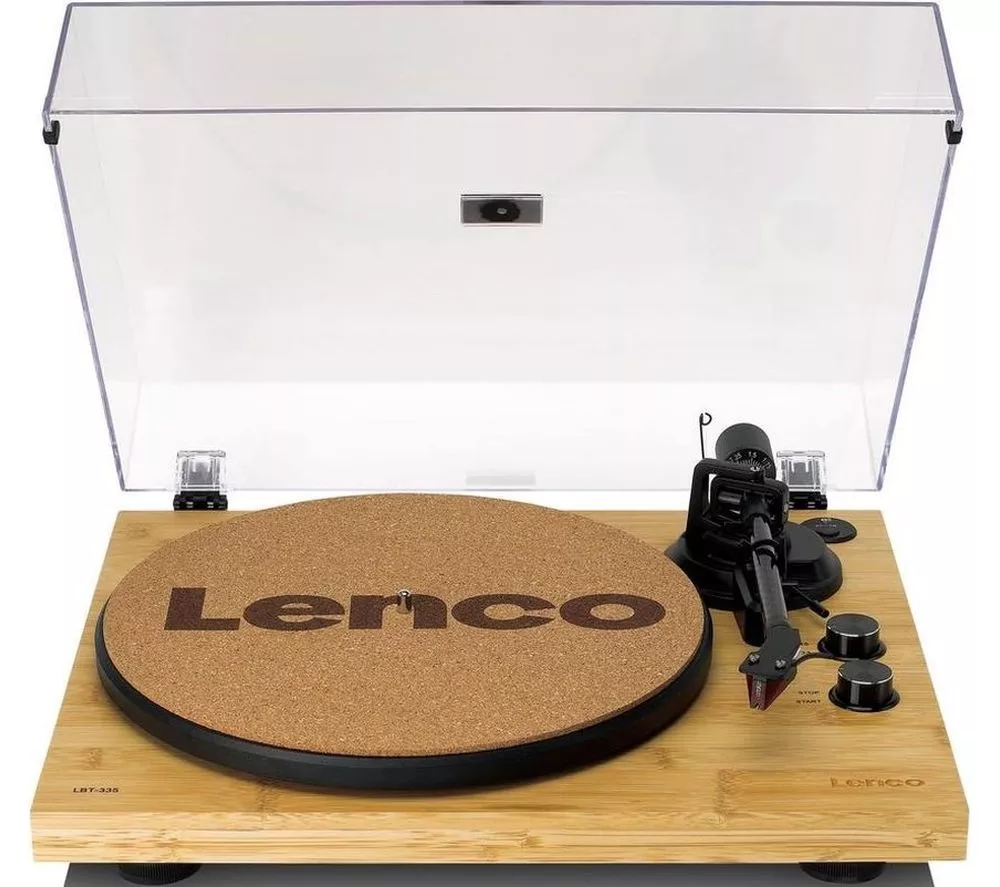 LENCO LBT-335 Belt Drive Bluetooth Turntable - Bamboo