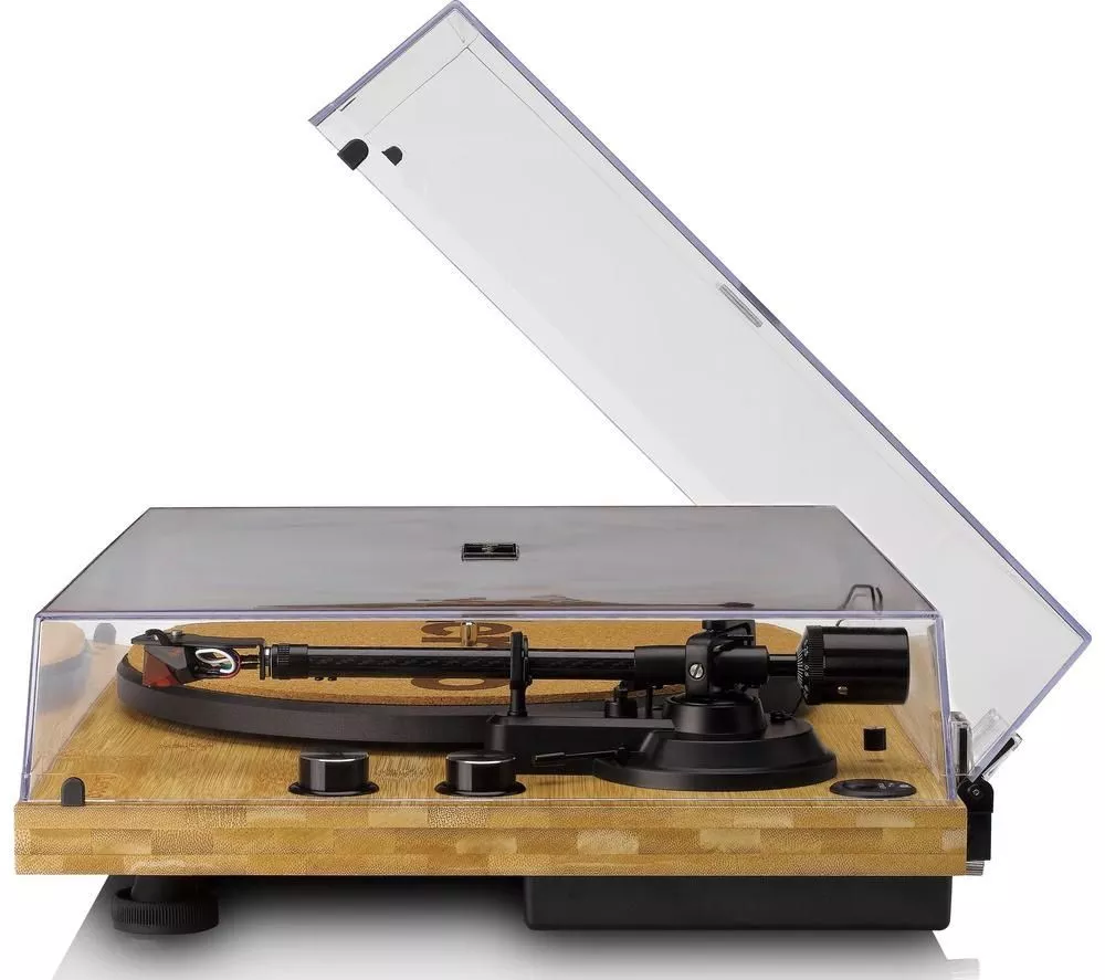 LENCO LBT-335 Belt Drive Bluetooth Turntable - Bamboo