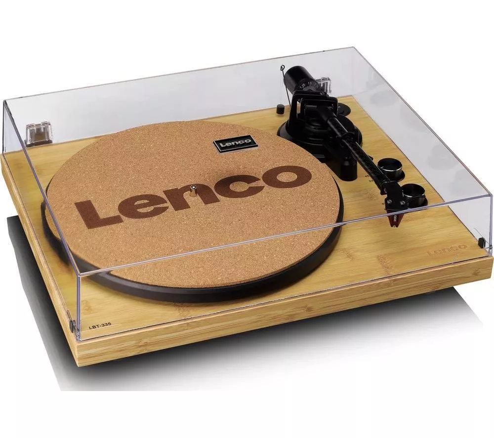 LENCO LBT-335 Belt Drive Bluetooth Turntable - Bamboo