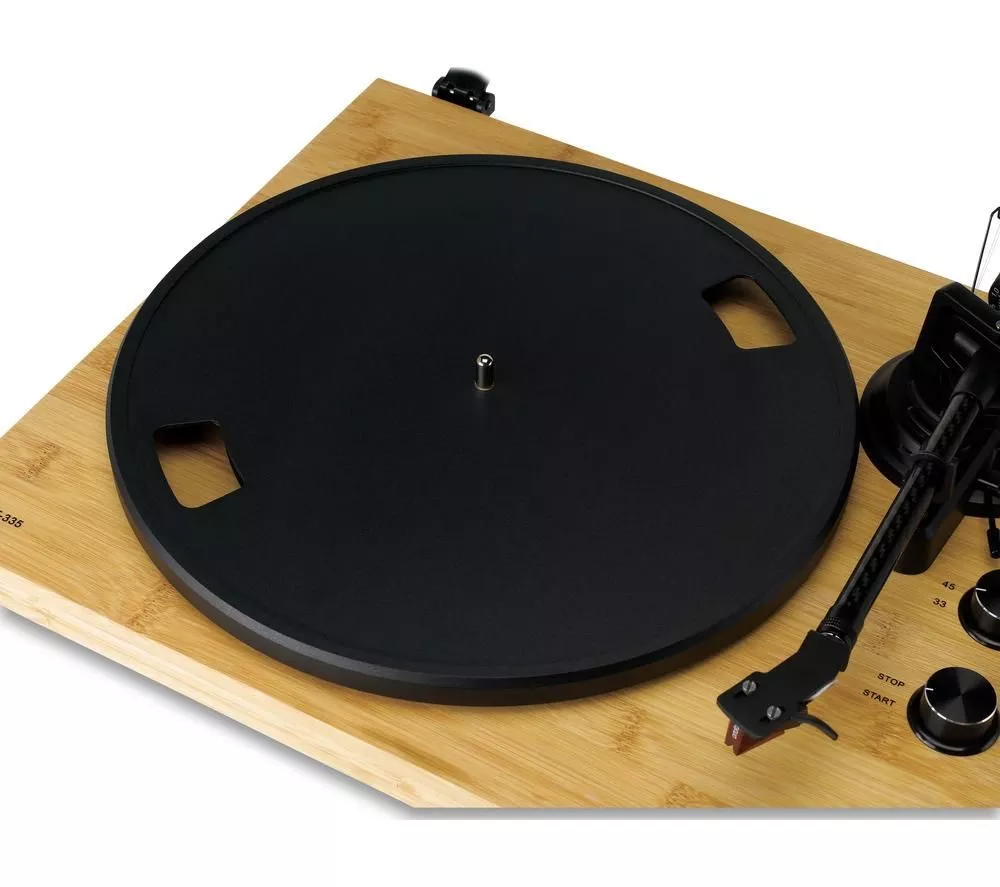LENCO LBT-335 Belt Drive Bluetooth Turntable - Bamboo