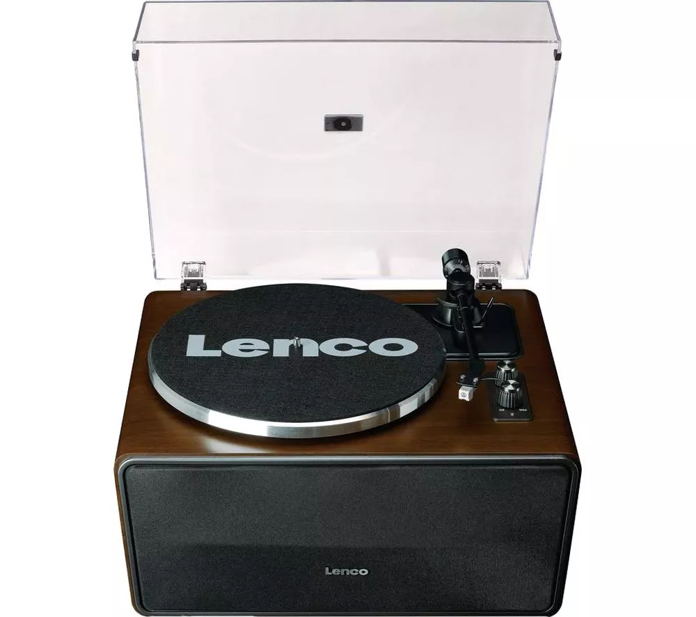 LENCO LS-470 Belt Drive Bluetooth Turntable - Walnut
