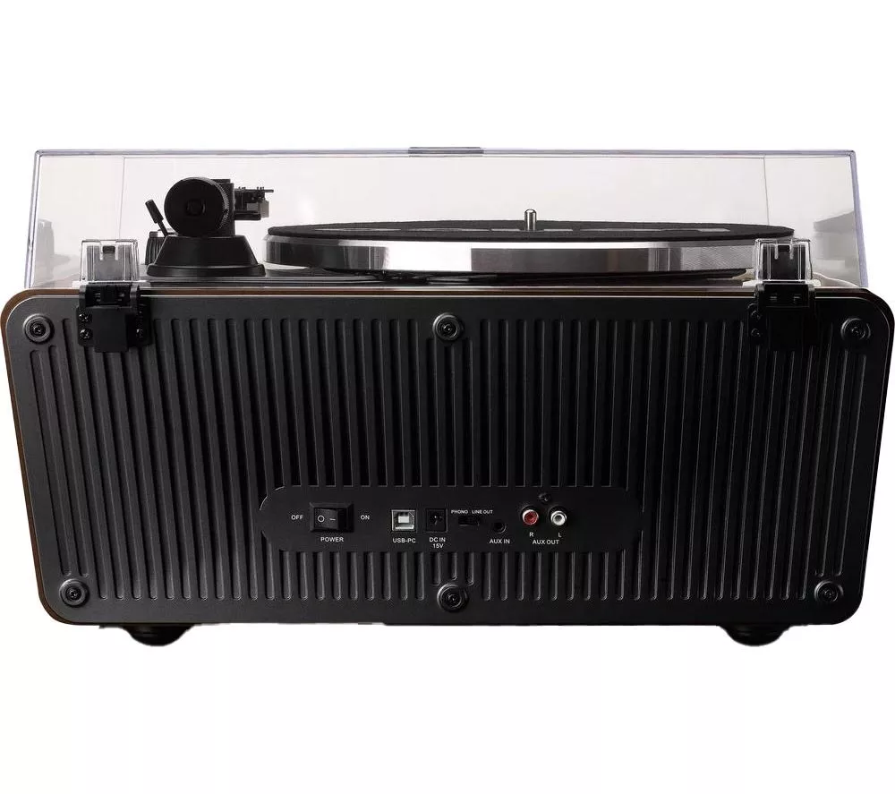 LENCO LS-470 Belt Drive Bluetooth Turntable - Walnut