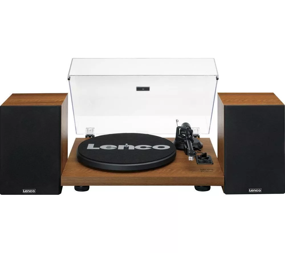 LENCO LS-480WD Belt Drive Bluetooth Turntable - Wood