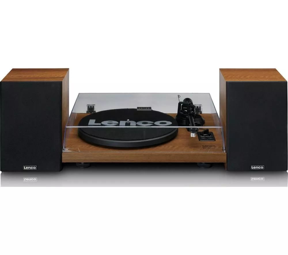 LENCO LS-480WD Belt Drive Bluetooth Turntable - Wood
