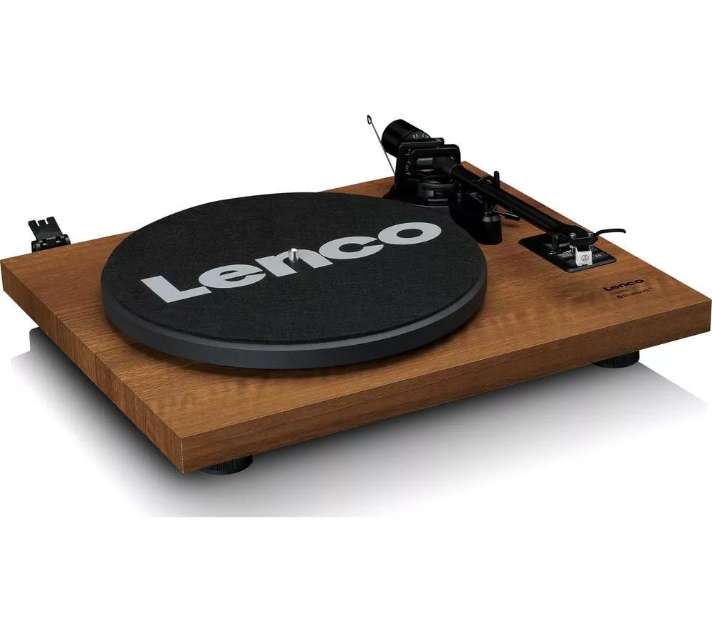 LENCO LS-480WD Belt Drive Bluetooth Turntable - Wood