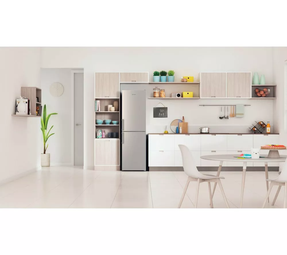 INDESIT Low Frost IB55 732 S UK 50/50 Fridge Freezer - Silver