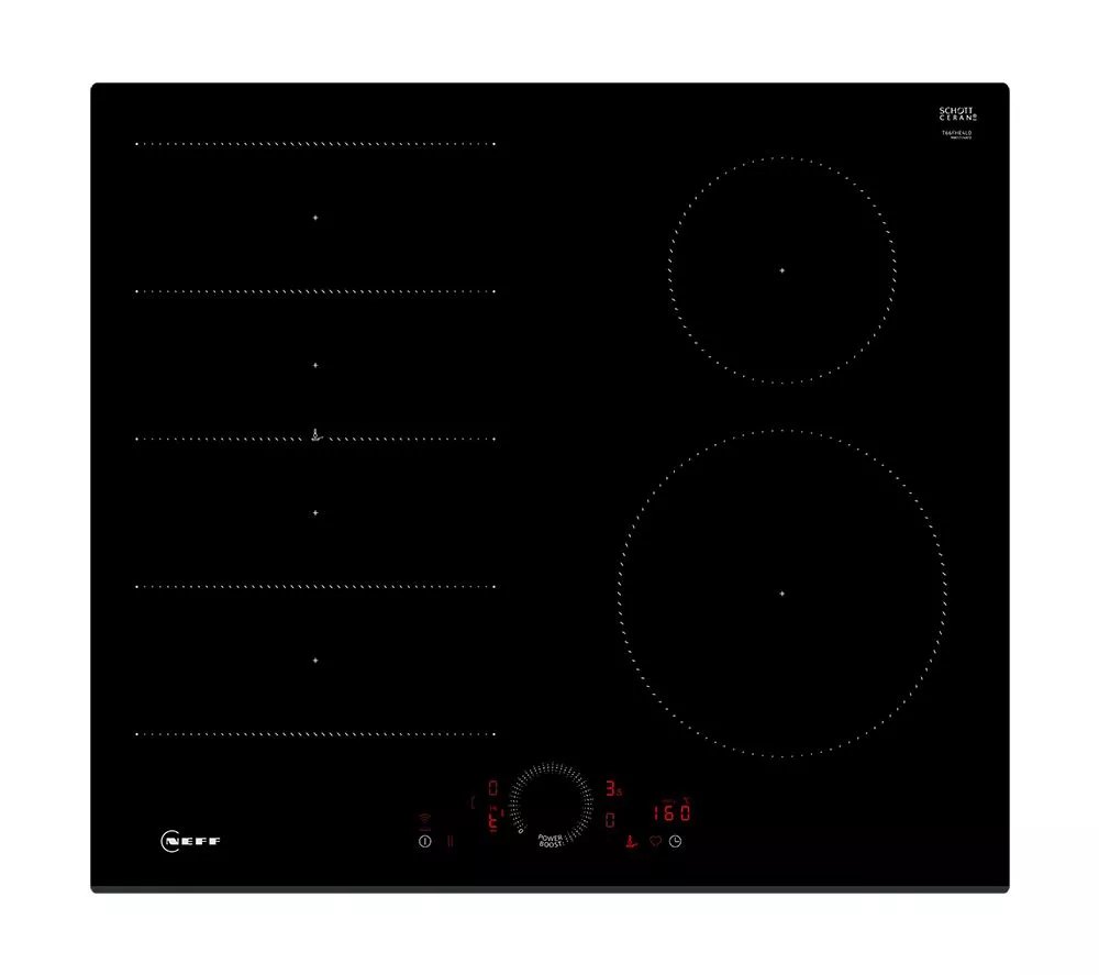 NEFF N70 T66FHE4L0 60 cm Electric Induction Smart Hob - Black