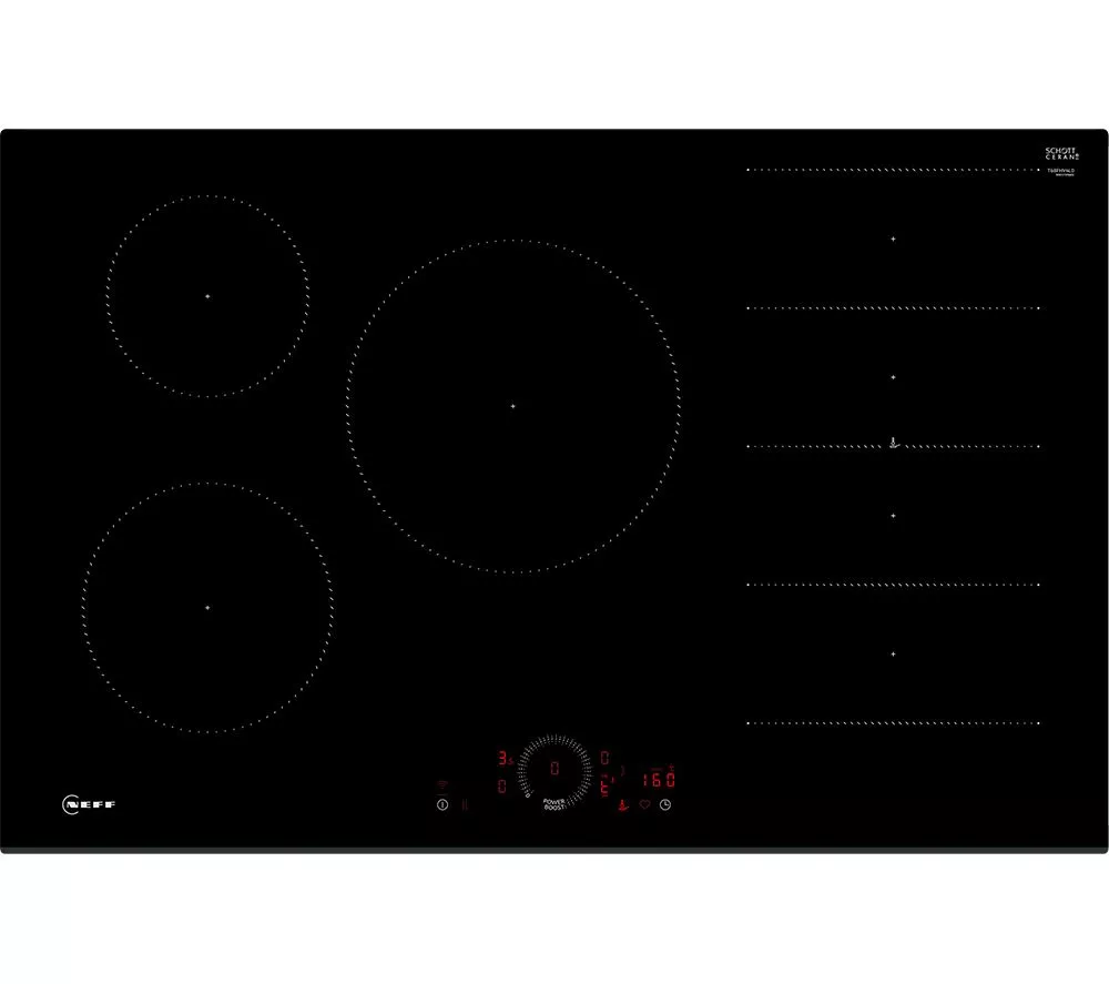 NEFF N70 T68FHV4L0 80 cm Electric Induction Smart Hob - Black