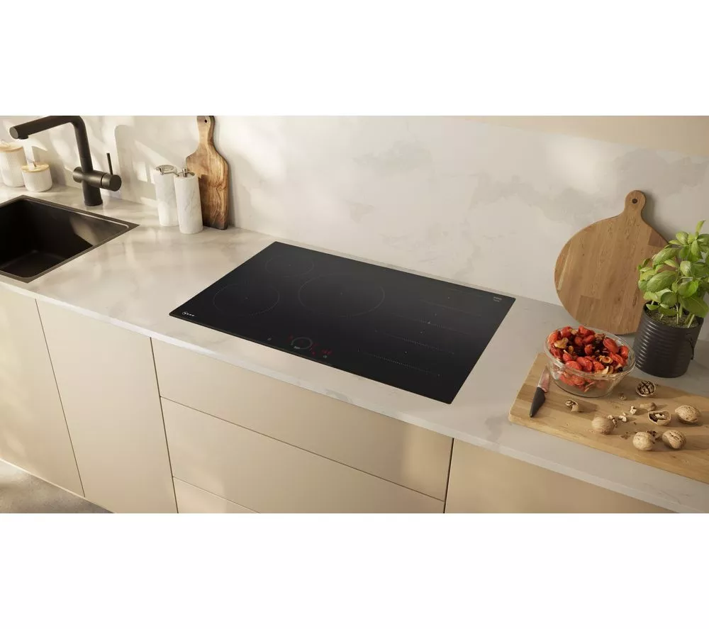 NEFF N70 T68FHV4L0 80 cm Electric Induction Smart Hob - Black
