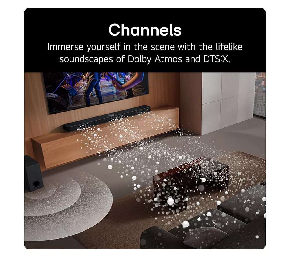 LG USG10TY 3.1 Wireless Sound Bar with Dolby Atmos