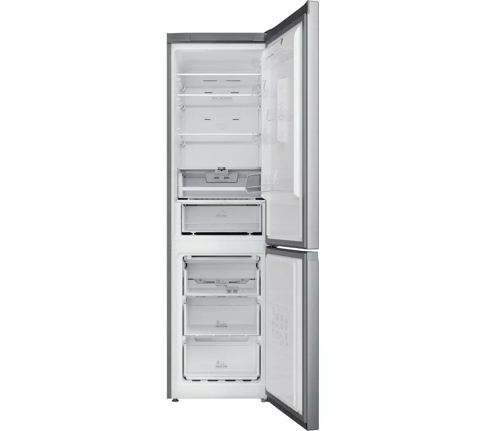 HOTPOINT H7X 93T SX M 70/30 Fridge Freezer - Saturn Steel