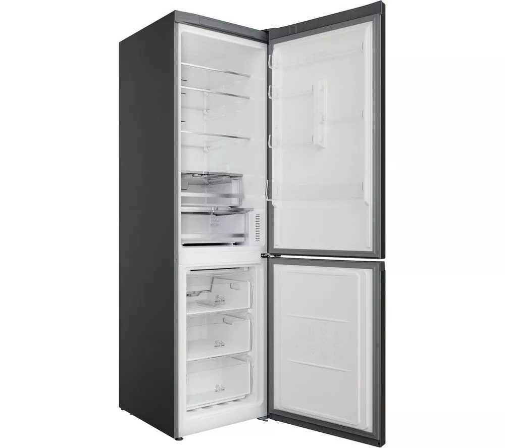 HOTPOINT H7X 93T SX M 70/30 Fridge Freezer - Saturn Steel