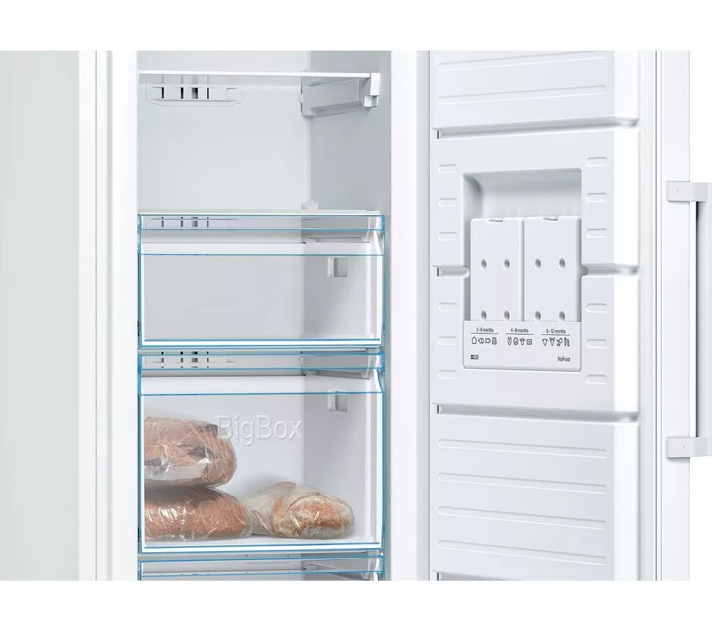 BOSCH Series 4 GSN36VWEPG Tall Freezer - White