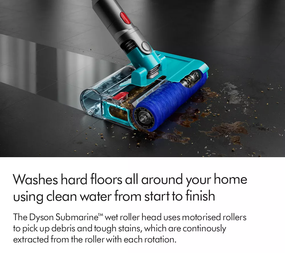 DYSON V15s Detect Submarine Cordless Vacuum Cleaner - Nickel & Yellow
