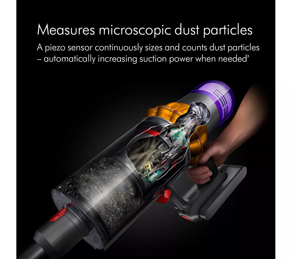 DYSON V15s Detect Submarine Cordless Vacuum Cleaner - Nickel & Yellow
