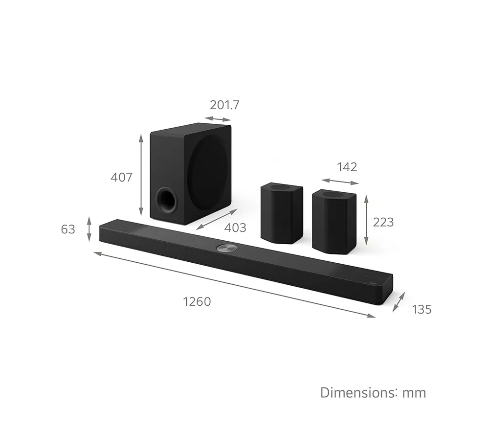 LG US95TR 9.1.5 Wireless Sound Bar with Dolby Atmos