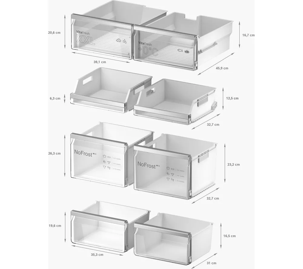 BOSCH Series 6 KFI96APEAG Fridge Freezer - Stainless Steel